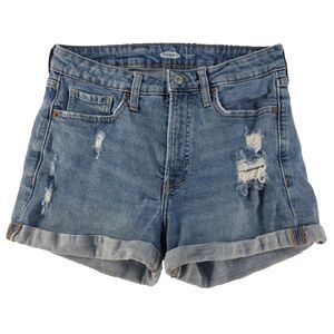 Old Navy O.G. Short High Rise Cuffed Distressed Denim Shorts Women's Size 8